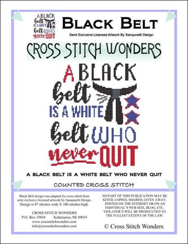 (image for) A Black Belt is a White Belt who never QUIT